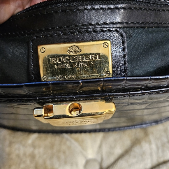 Authentic croco leather top handle bag made in Italy - Picture 5 of 7